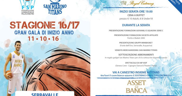 Fissata la data della prima Festa del Basket sammarinese